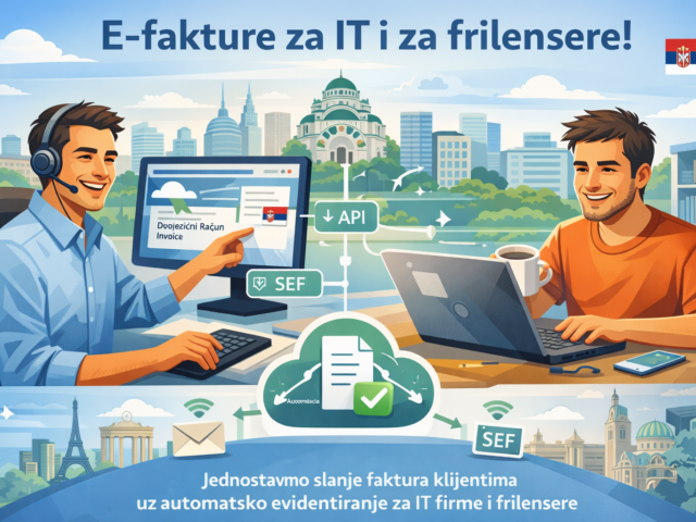 E-fakture za IT i za frilensere: Vodič za fakturisanje u inostranstvo (SAD, EU)