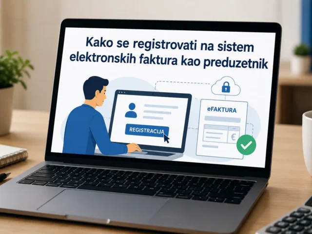 Kako se registrovati na sistem elektronskih faktura kao preduzetnik