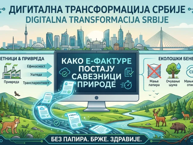 Digitalna transformacija Srbije: Kako e-fakture postaju saveznici prirode