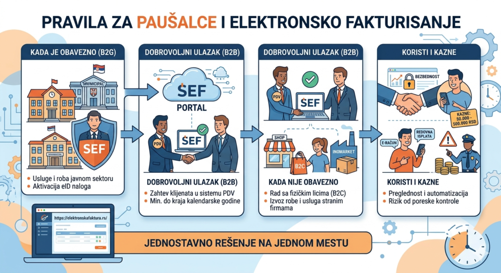 pausalce i elektronsko fakturisanje