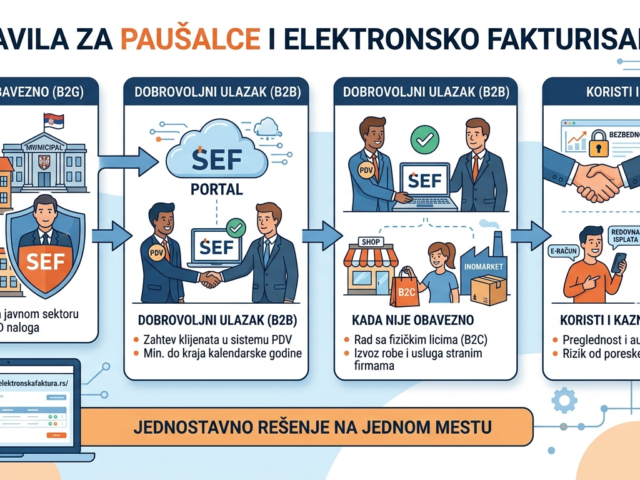 Pravila za paušalce i elektronsko fakturisanje: Kompletan vodič