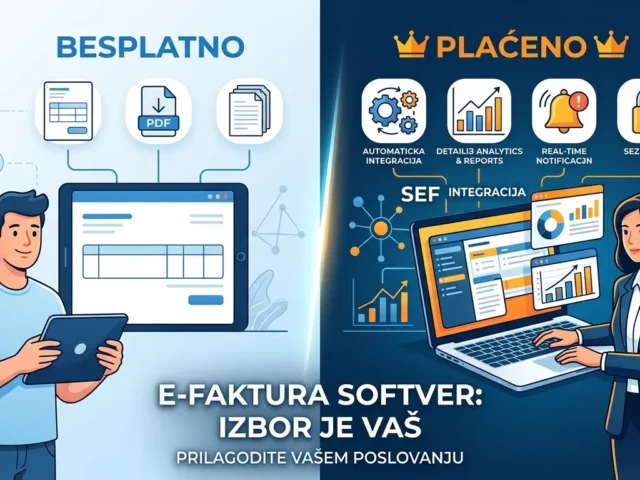 Besplatno vs. plaćeno: Da li vam je zaista potreban premium e-faktura softver?