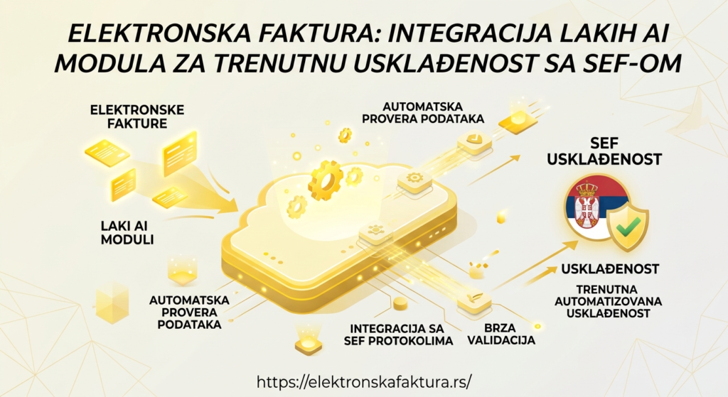 Kako Elektronska Faktura integriše lake AI module za trenutnu usklađenost sa SEF-om