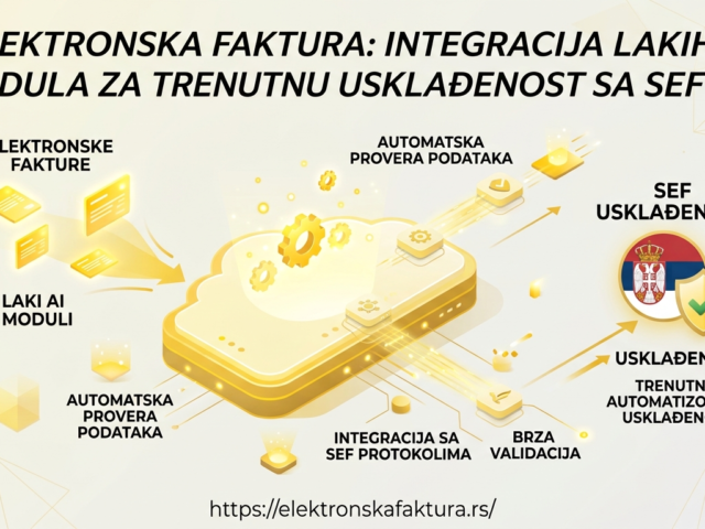 Kako Elektronska Faktura integriše lake AI module za trenutnu usklađenost sa SEF-om