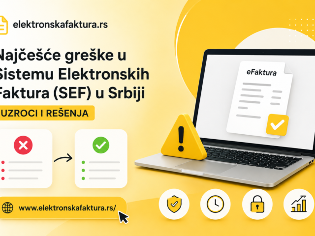 Najčešće greške u Sistemu Elektronskih Faktura (SEF) u Srbiji: Uzroci i rešenja